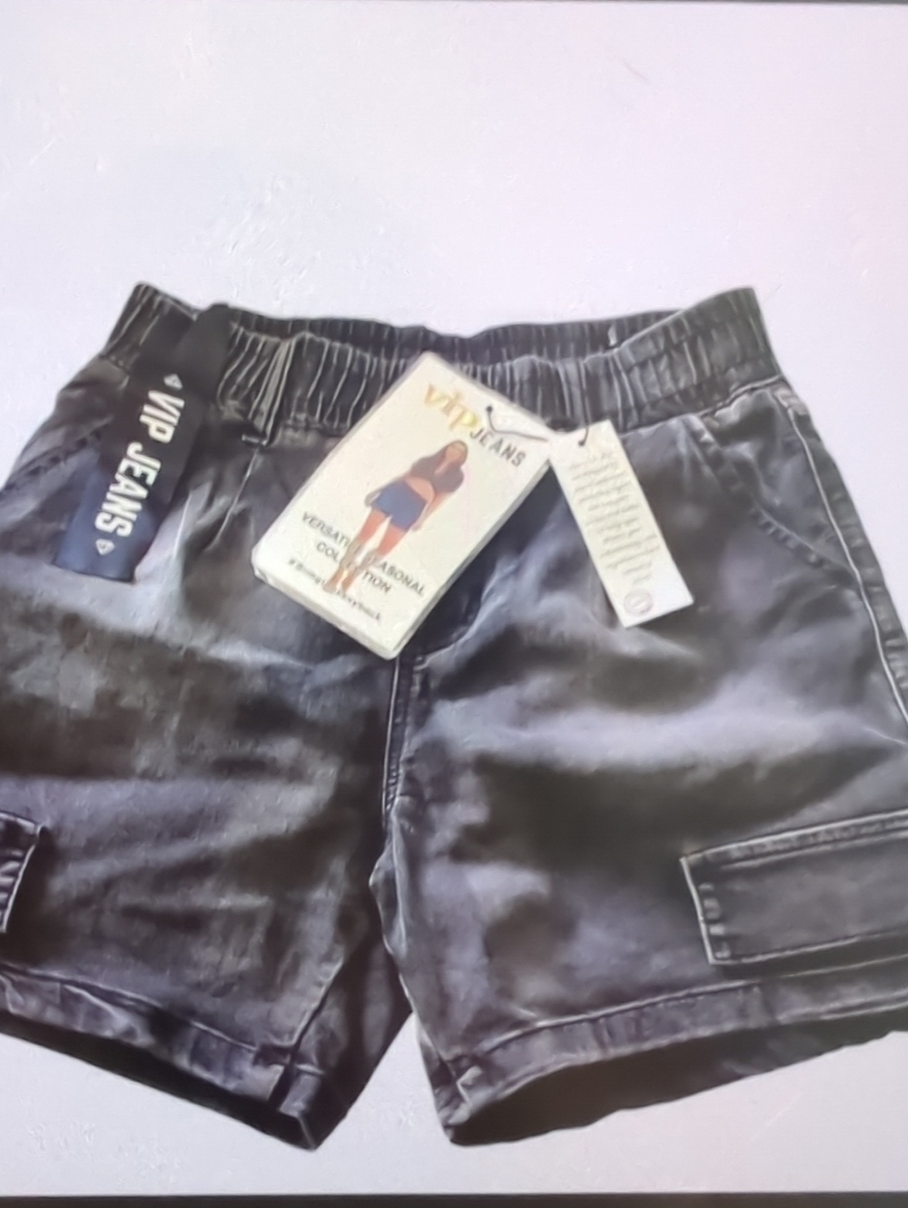 Black Women's Cargo Shorts